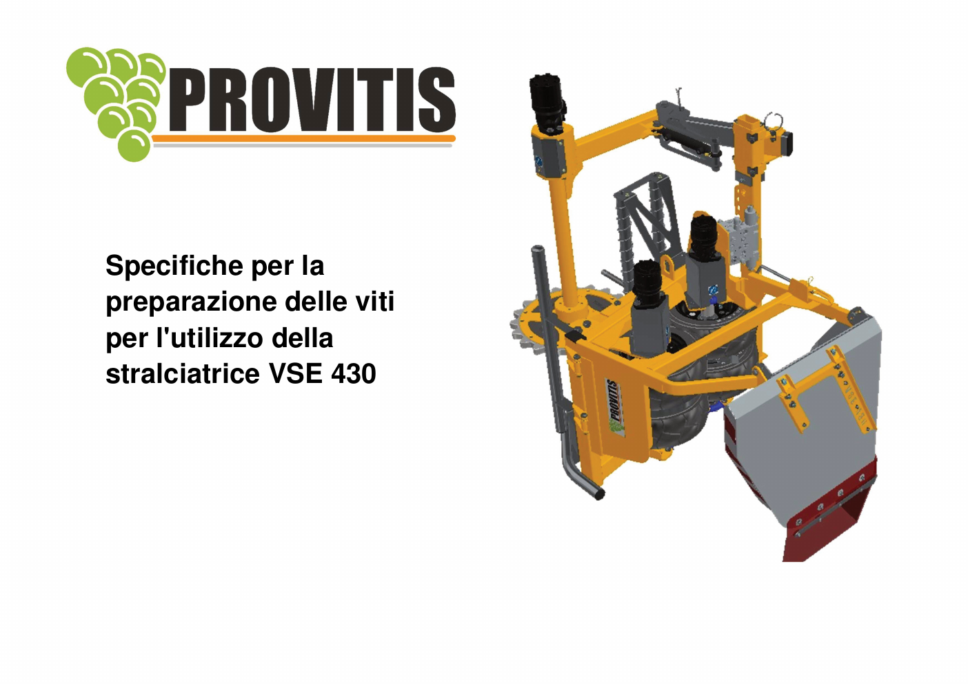 VSE 430 — Introduzione alla preparazione del vigneto